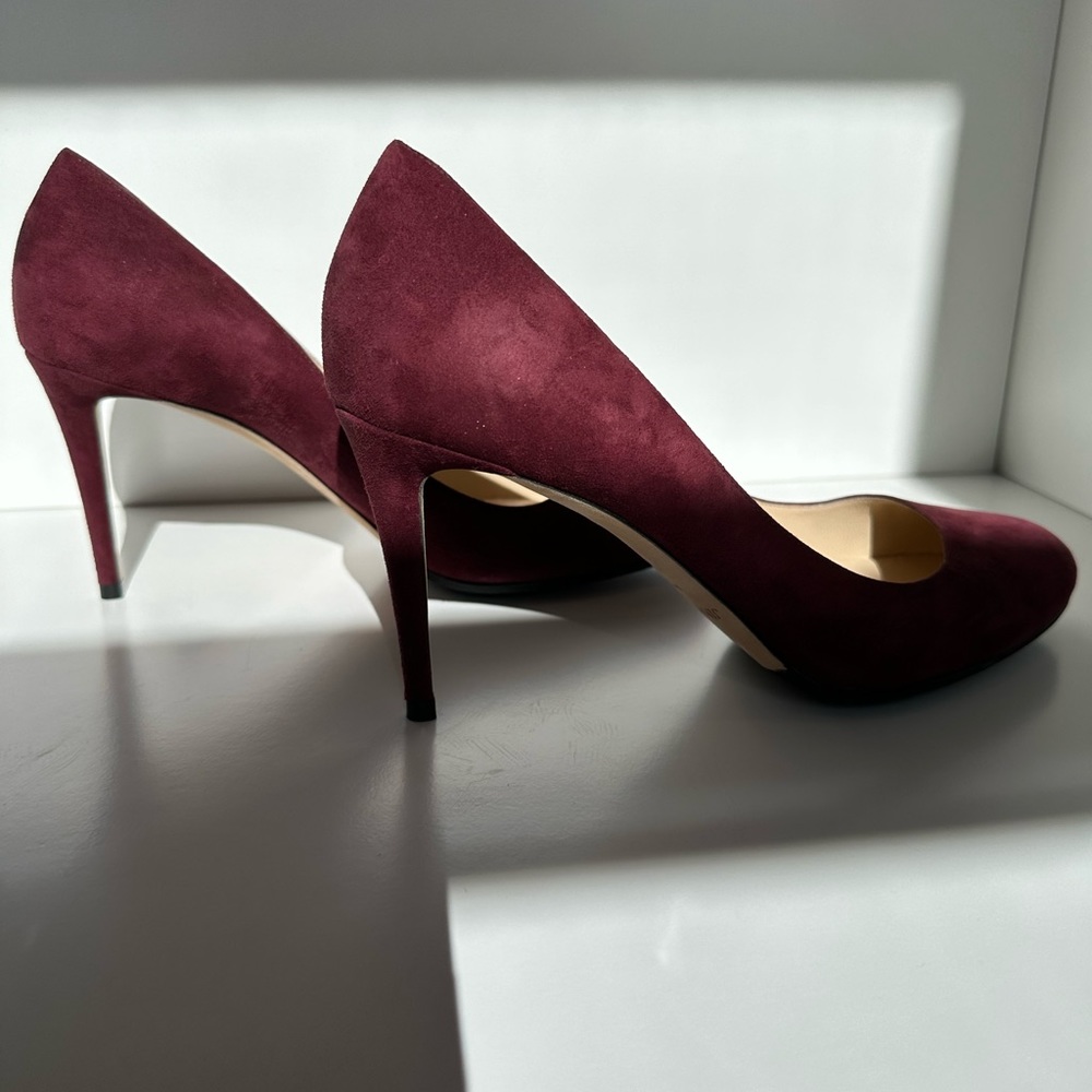 Jimmy Choo “Bridget” Suede Pumps- Size 40.5